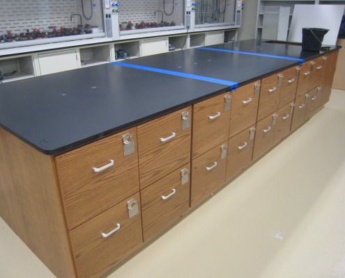 Wood Lab Cabinets