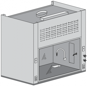 Flat Front Fume Hood